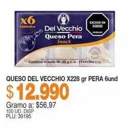 Mercar Del vecchio queso pera oferta