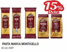 Mercar Monticello pasta oferta