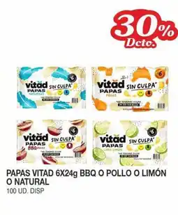 Mercar Vitad papas bbq o pollo o limón oferta