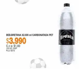Mercar Bretana beb.carbonatada pet oferta