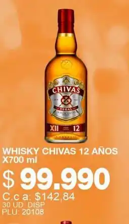 Mercar Chivas whisky 12 años oferta