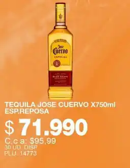 Mercar Jose cuervo tequila esp.reposa oferta