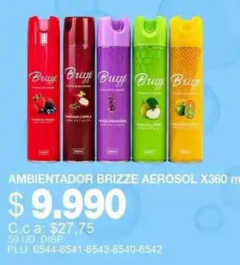 Mercar Brizze ambientador aerosol oferta