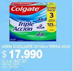 Mercar Colgate crem d. triple acci oferta