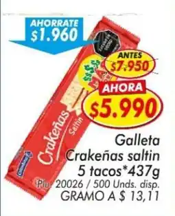 Mercapava Crakeñas saltin 5 tacos oferta