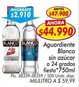 Mercapava Aguardiente blanco sin azúcar o 24 grados fiesta oferta