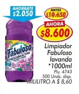Mercapava Fabuloso limpiador lavanda oferta