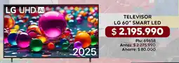 Mercapava Lg televisor 60" smart led oferta