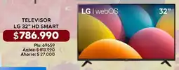 Mercapava Lg televisor 32" hd smart oferta