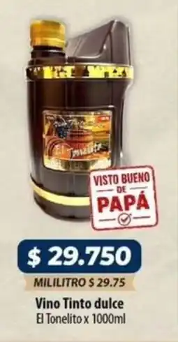 El Cámbulo El tonelito vino tinto dulce oferta