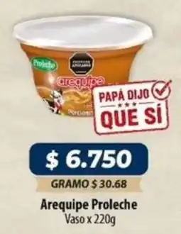El Cámbulo Proleche arequipe vaso oferta