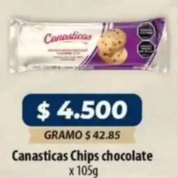 El Cámbulo Canasticas chips chocolate oferta