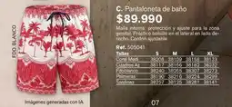 Leonisa Coral - c. pantaloneta de baño oferta