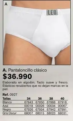 Leonisa Leo - pantaloncillo clásico ref. 0927 oferta