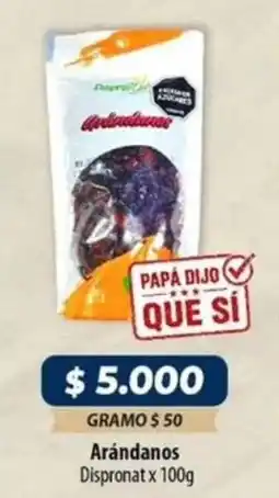 El Cámbulo Arándanos dispronat oferta