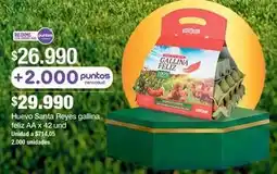 Jumbo Santa reyes - huevo gallina feliz oferta