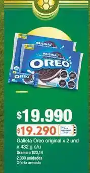 Jumbo Oreo - galleta original x 2 oferta