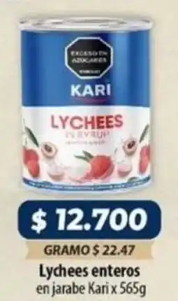 El Cámbulo Karix lychees enteros en jarabe oferta