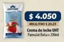 El Cámbulo Parmalat crema de leche uht bolsa oferta
