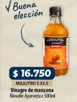 El Cámbulo Vinagre de manzana riovalle ayurveda oferta