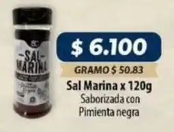 El Cámbulo Sal marina saborizada con pimienta negra oferta