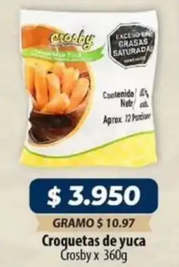 El Cámbulo Crosby croquetas de yuca oferta