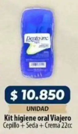 El Cámbulo Kit higiene oral viajero cepillo+seda+crema oferta