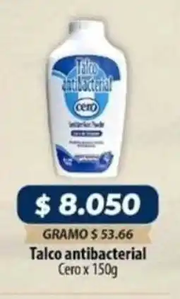 El Cámbulo Cero talco antibacterial oferta