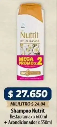 El Cámbulo Nutrit shampoo restauramax oferta
