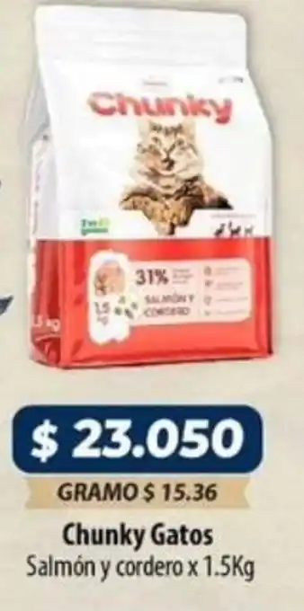 El Cámbulo Chunky gatos salmón y cordero oferta