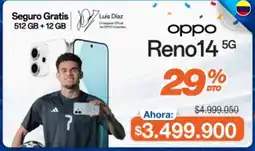 Alkosto Oppo reno14 5g oferta