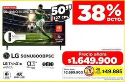Alkomprar Lg smart tv 50" oferta