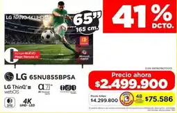Alkomprar Lg smart tv 65" oferta
