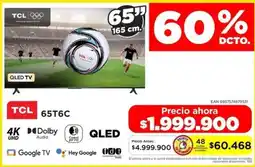 Alkomprar Tcl smart tv 65" oferta