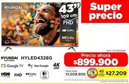 Alkomprar Hyundai smart tv 43" oferta