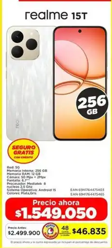 Alkomprar Realme 15T oferta