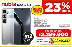 Alkomprar Nubia neo 5 GT oferta