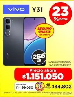 Alkomprar Vivo Y31 oferta
