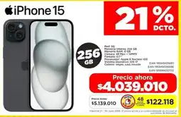 Alkomprar iPhone 15 oferta