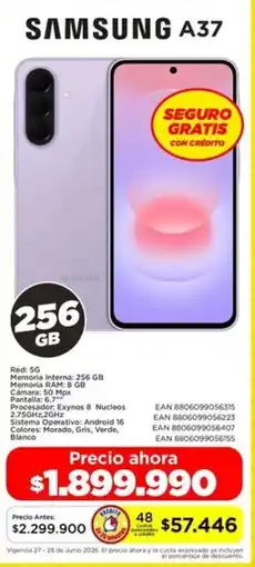 Alkomprar Samsung A37 oferta