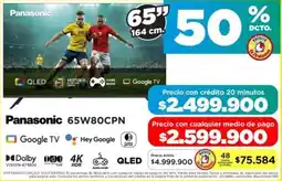 Alkomprar Panasonic smart tv 65" oferta