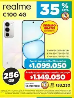Alkomprar Realme C100 4G oferta