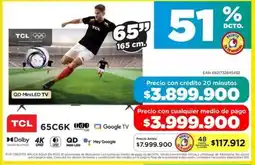 Alkomprar Tcl smart tv 65" oferta