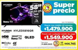 Alkomprar Hyundai smart tv 58" oferta
