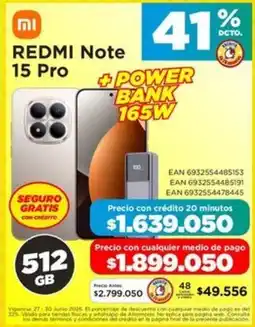 Alkomprar Redmi note 15 pro oferta