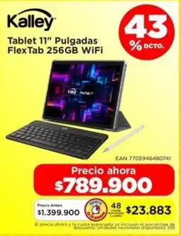 Alkomprar Kalley tablet 11" pulgadas flextab oferta