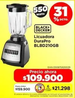 Alkomprar Black+ decker licuadora durapro BLBD210GB oferta