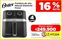 Alkomprar Oster freidora de aire manual diamond force oferta