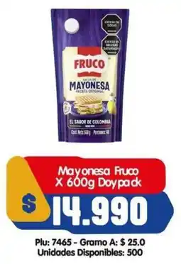 Surtifamiliar Fruco mayonesa doypack oferta