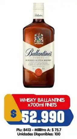 Surtifamiliar Ballantines whisky finets oferta